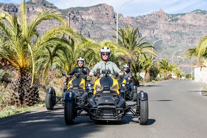 3 Wheel Motorcycle like Quad/Buggy Tour Gran Canaria (Maspalomas) - Safety on Winding Roads: Helmets, Clear Coaching, and a Managed Pace