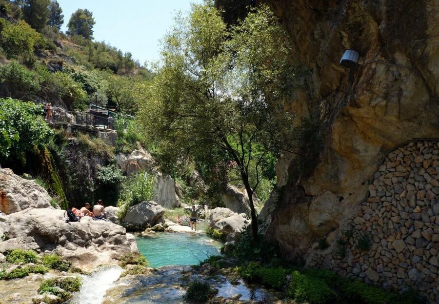 Algar Waterfalls Coach Trip - From Albir & Benidorm - Where You Can Swim, and When Water Play Is Restricted