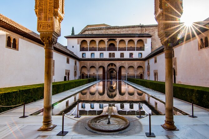 Alhambra Tour and Nazaries Palaces with Hammam Massage Experience - Alcazaba Fortress Views, Military Purpose, and a Needed Breather