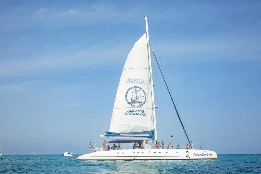 Alicante: 3-Hour Coastal Catamaran Cruise - The nets, the deck vibe, and a bar that keeps things moving