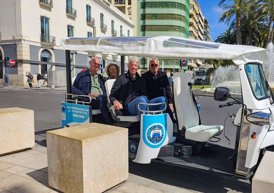 Alicante Tuk Tuk Overview Tour - Plaza Puerta del Mar and Lucentum: sea level to Roman streets
