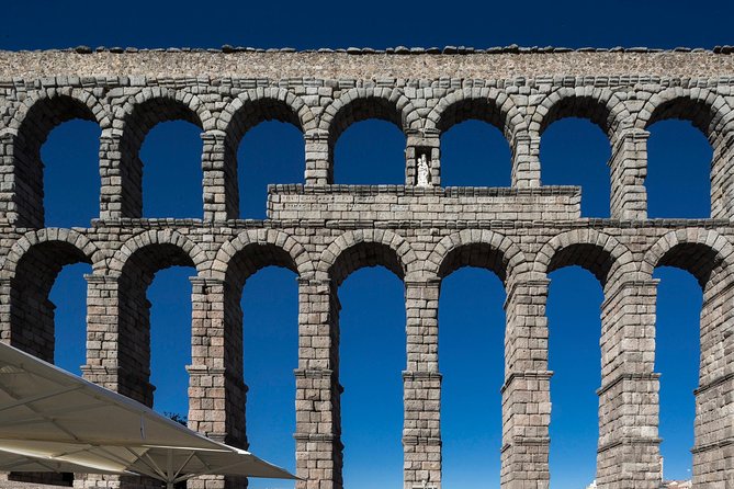 Avila with Walls and Segovia with Alcazar from Madrid - Segovia Cathedral area and lunch choices that change the mood of the tour