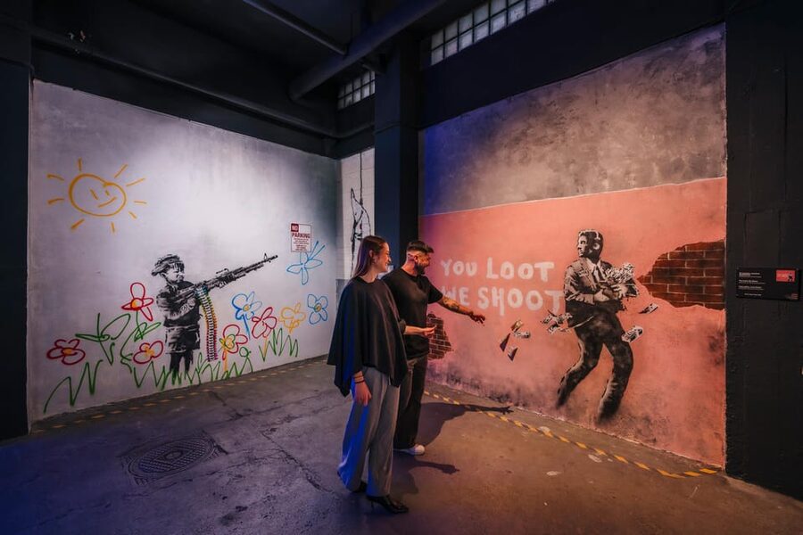 Banksy Museum Madrid: Entrance Ticket - Close-up craft: techniques you can actually see