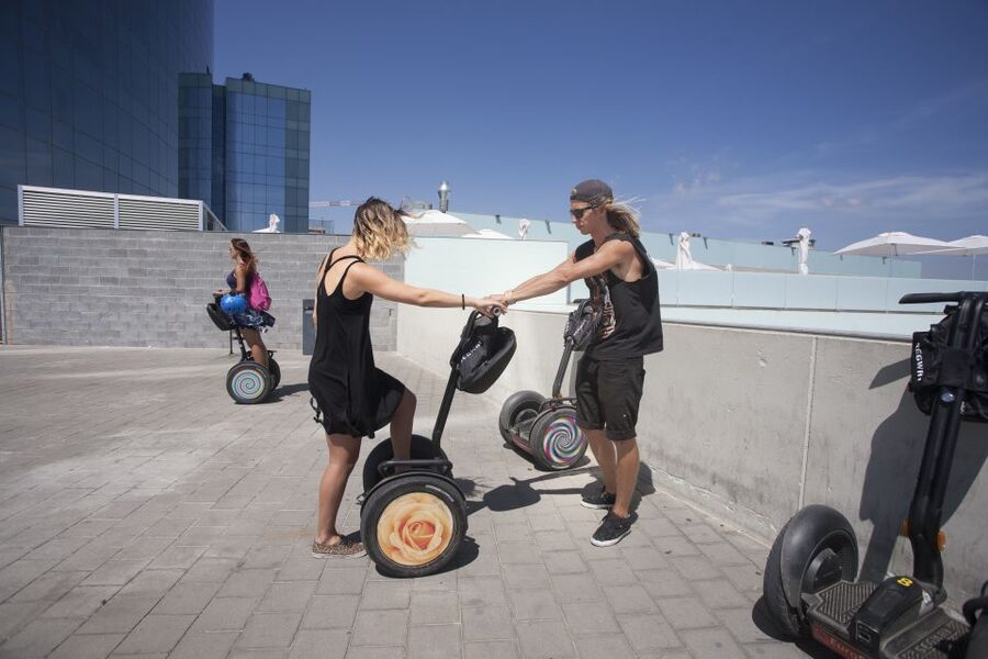 Barcelona: 3-Hour Segway Sightseeing Tour - Columbus Monument and the move toward the harbor