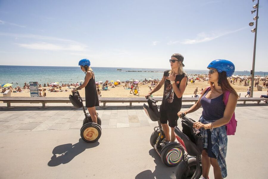 Barcelona: 3-Hour Segway Sightseeing Tour - The Olympic waterfront and Port Olimpic, where the city remade itself