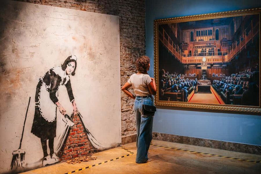 Barcelona: Banksy Museum, Permanent Exhibition Ticket - Your Walkthrough: Recreated Banksy Works and the Themes Behind Them