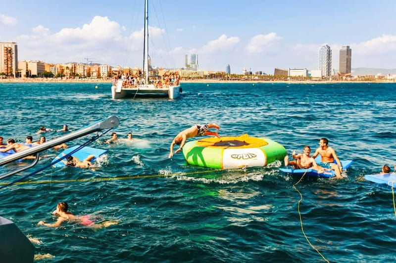 Barcelona: Catamaran Party Cruise with BBQ Meal - Picking the Right Departure: 11:00, 14:30, 18:00, or Tardeo 18:30