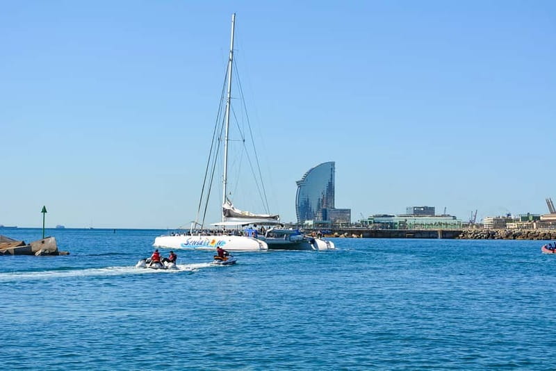 Barcelona: Catamaran Party Cruise with BBQ Meal - The Donut Moment and Onboard Food: What You Actually Get