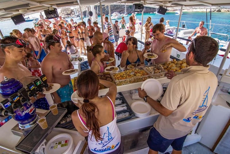 Barcelona: Catamaran Party Cruise with BBQ Meal - Sights From the Water: What You See While You’re Being Entertained