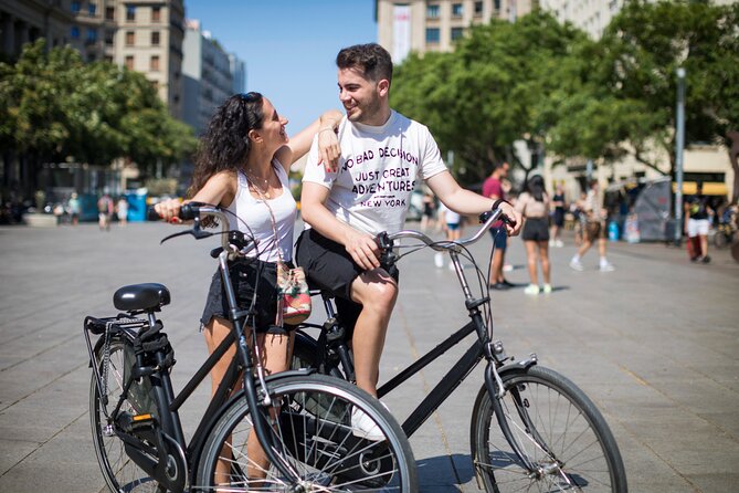 Barcelona City Highlights Bike Tour - Sagrada Família in progress, plus the feeling of a city under construction