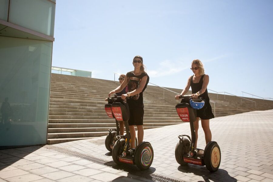 Barcelona: City Highlights Guided Segway Tour - Columbus Monument, Las Ramblas area, and the walk toward the sea