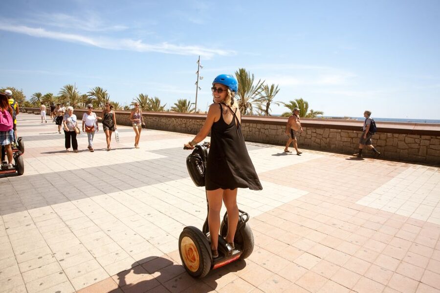 Barcelona: City Highlights Guided Segway Tour - Barceloneta, Sant Sebastià beach street art, and Old Port views