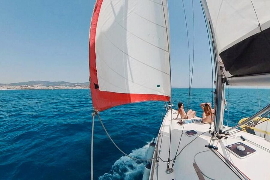 Barcelona: Coastline Boat Trip with Snacks and Cava - Snacks, beer, and that cava-on-the-water feeling