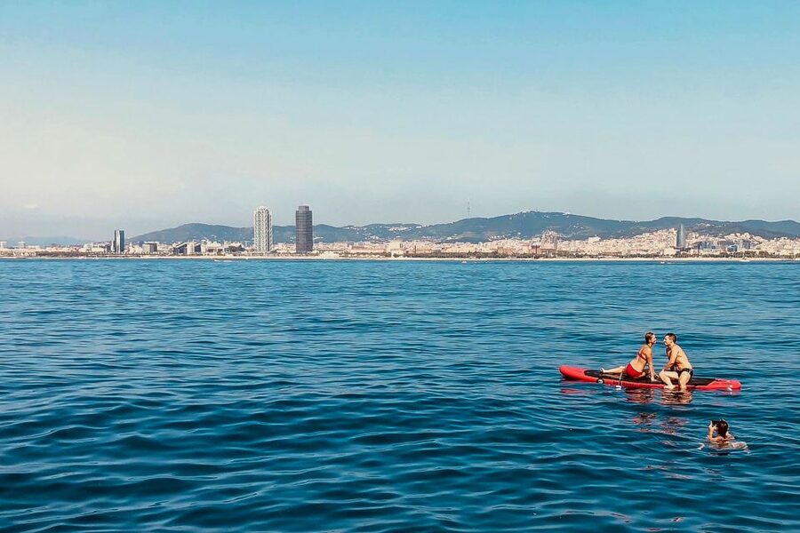 Barcelona: Coastline Boat Trip with Snacks and Cava - Group vibe and space: small boat, real camaraderie