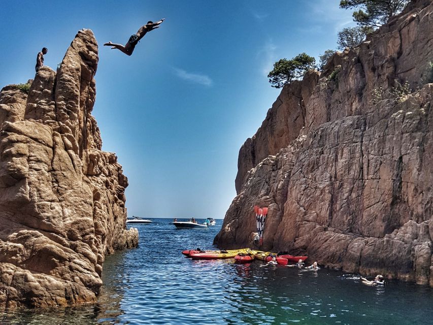 Barcelona: Costa Brava Hiking, Sea Kayaking & Lagoon Dipping - Sea kayaking from Platja de Sant Pol, tandem and coached