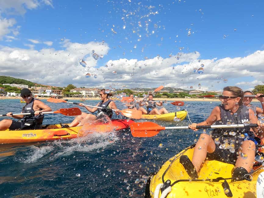 Barcelona: Costa Brava Kayak and Snorkel Tour with Lunch - Meeting at Arc de Triomf and the Coach Ride to S’Agaró