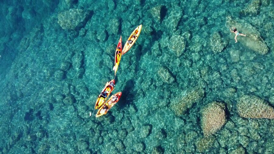 Barcelona: Costa Brava Kayak, Snorkel & Cliff Jump & Lunch - Cliff jumps, done safely: how to decide if you will try the first leap
