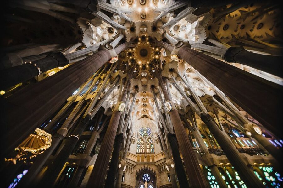 Barcelona: Discover Gaudí, Sagrada Familia, and Park Güell - Inside La Sagrada Família: the stained glass and the museum work