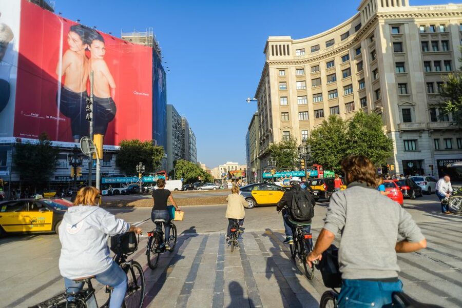 Barcelona eBike Tour with Wine and Tapas Experience - La Barceloneta and W Barcelona: sea air, modern edges, and a change in pace