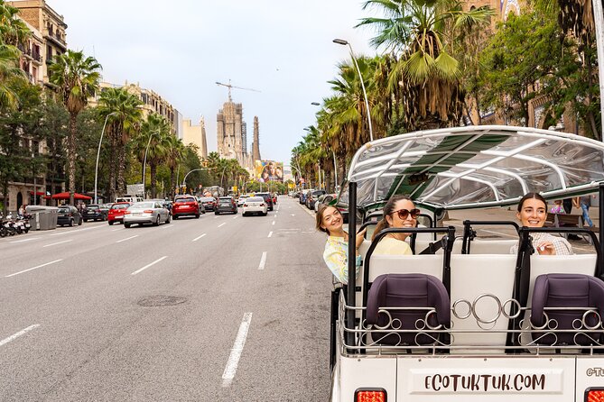 Barcelona Expert Tour with Local Guide in Eco Tuk Tuk Private - Bullring, hospital, and other Modernisme picks on the way