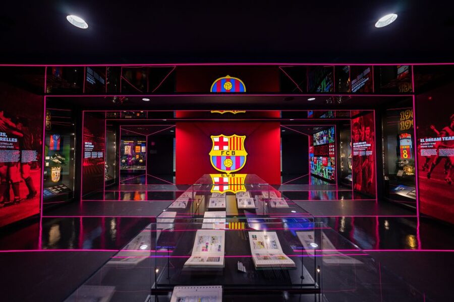 Barcelona: FC Barcelona Museum "Barça Immersive Tour" Ticket - We are history tunnel, and why Johan Cruyff gets his own space