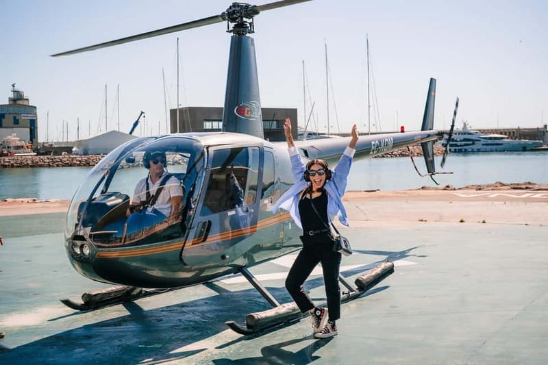 Barcelona: Helicopter Flight, Boat Ride, and Walking Tour - Meeting at C/ de Roger de Llúria, then getting moving fast
