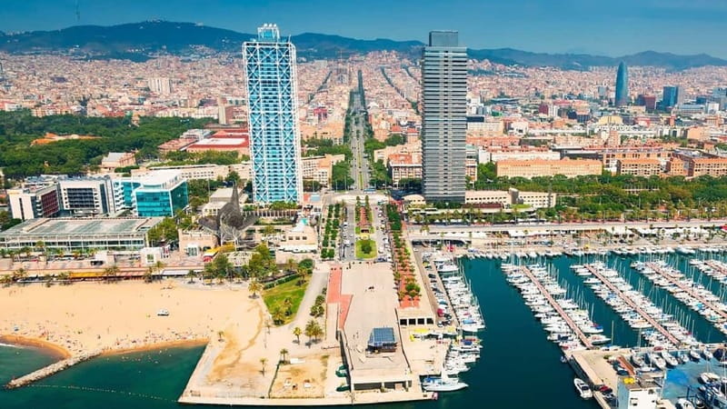 Barcelona: Helicopter Flight over Barcelona's Coastline - The 19th-Century Urban Plan You Can See Immediately