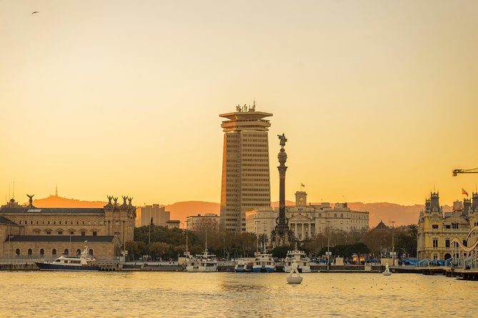 Barcelona Helicopter, Sailboat & Old Town Private Walking Tour - Plaça de Catalunya and the transition into Barri Gòtic