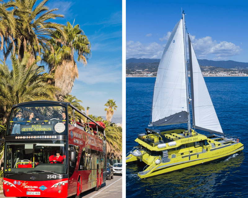 Barcelona: Hop-On Hop-Off Bus with Sailing Cruise - Key things to know before you go