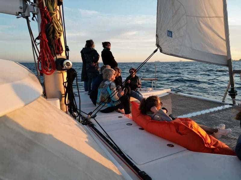 Barcelona: Luxury Catamaran Sunset Cruise - The First Stop: Olympic Port, Safety Briefing, and Your Welcome Drink