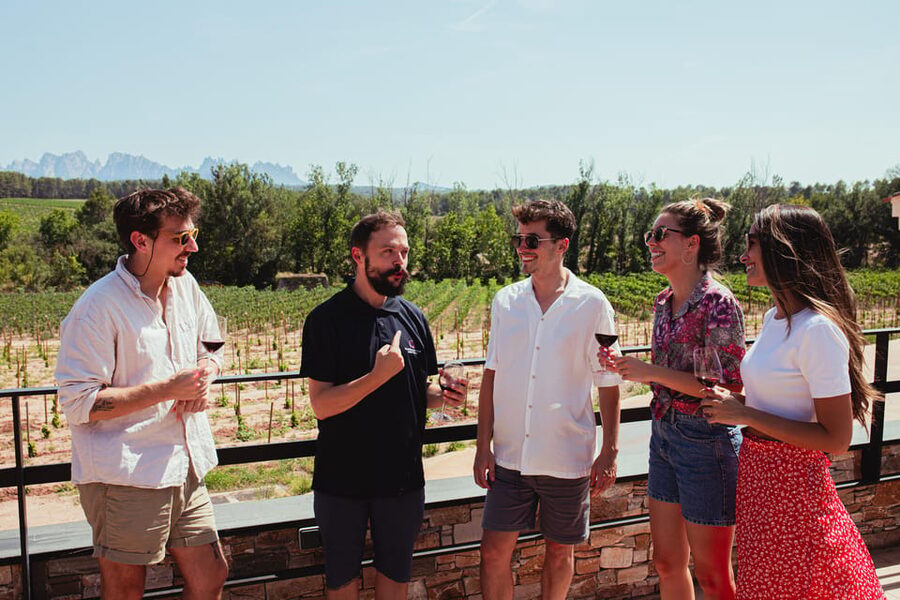 Barcelona: Montserrat with Winery, Lunch, and Train Options - Oller del Mas winery: a 10th-century setting with wine tasting included