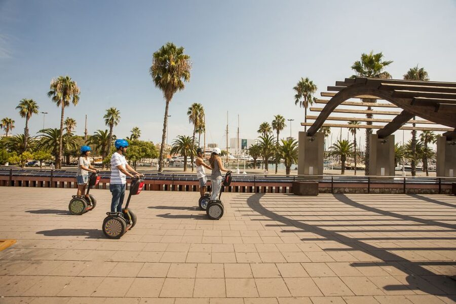 Barcelona: Old Port and Gothic Quarter Guided Segway Tour - Port Olympic Terrace Views: The Panoramic Moment That Changes the Way You See the City