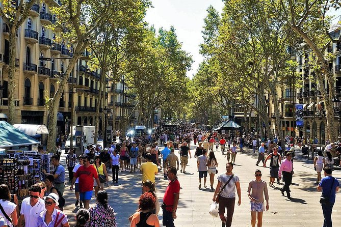Barcelona: Old Town, Montjuic Castle, Cable Car Small Group Tour - Raval’s Rambla del Raval stop and the Botero Cat that steals the show