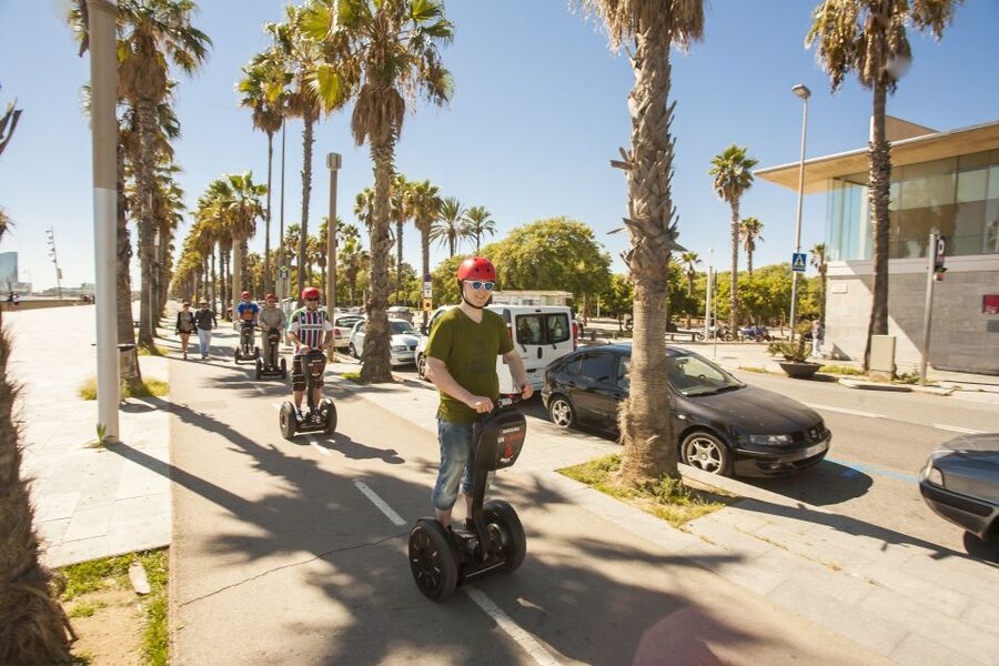 Barcelona: Old Town & Seafront Segway Tour - Meeting at Passatge de la Canadenca, 6 inside Jardins de Les Tres Xemeneies