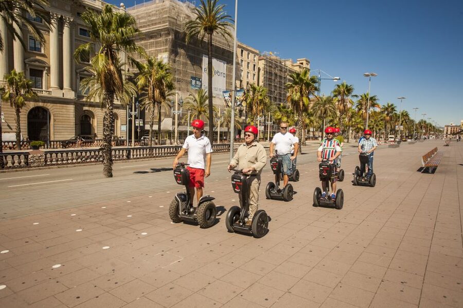 Barcelona: Old Town & Seafront Segway Tour - Columbus Monument, plus how the route tells one connected Barcelona story