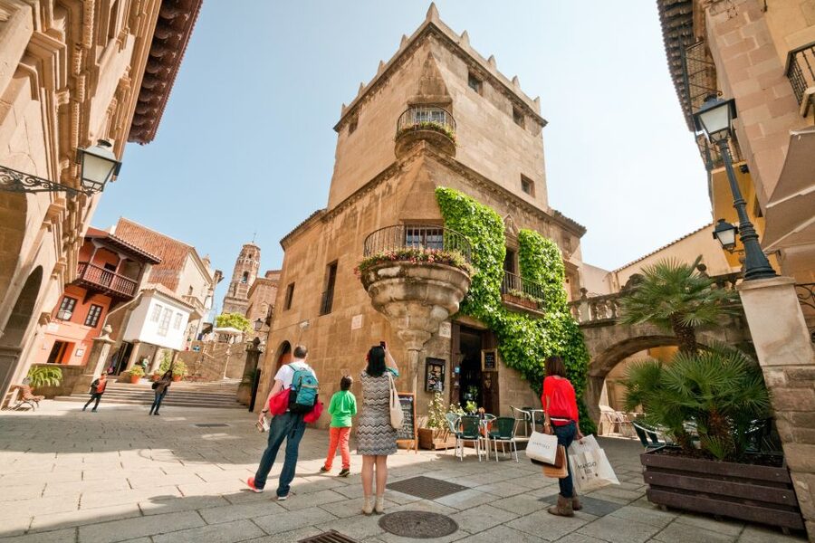 Barcelona: Poble Espanyol Entry Ticket - Getting there and walking comfort: this is a hill, not a flat stroll