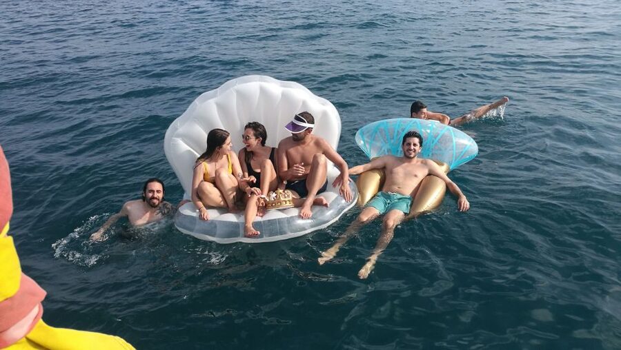 Barcelona: Sailing Trip with Drinks and Snacks - Swimming in the Mediterranean: 30 minutes to cool off, plus snorkel gear