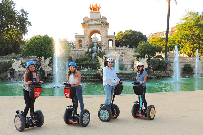 Barcelona Segway Tour - Getting set up at Passeig de Lluís Companys: Segway i2 basics fast