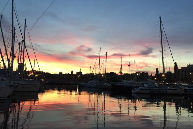 Barcelona Sunset Cruise with Light Snacks and Open Bar - Out to Sea at Sunset: Skyline Behind You, Fresh Air All Around