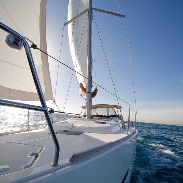 Barcelona: Two-Hour Midday or Sunset Sailing Cruise - On Board Energy: Music, Small Groups, and Helm Moments