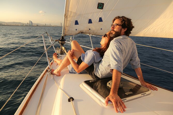 Barcelona Unique Sunset Sailing Experience with Tapas & Open Bar - The Route at Sunset: Skyline, Cathedral Views, and Nova Icaria