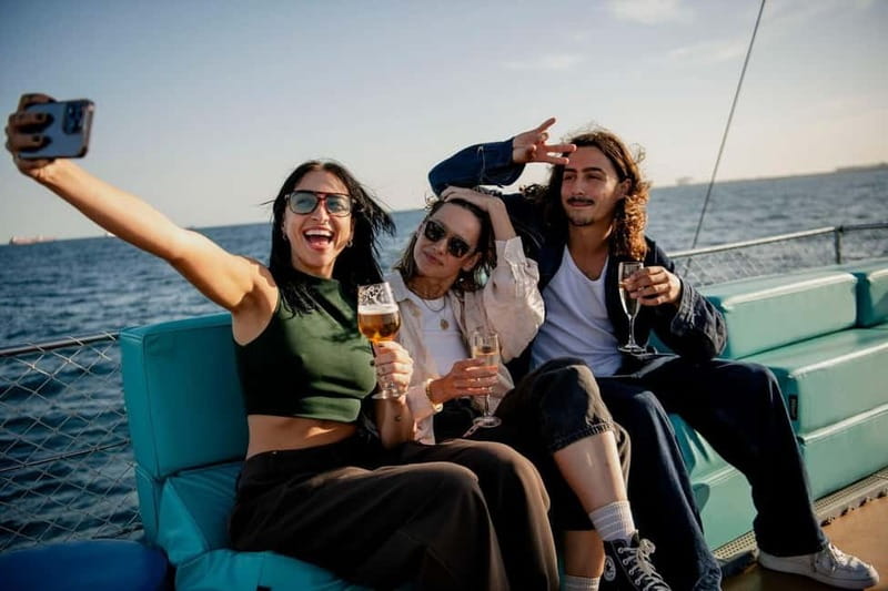 Barcelona: Wooden Boat Sailing with Tapa and Welcome Drink - The Included Tapa and Welcome Drink, Plus How the Bar Works