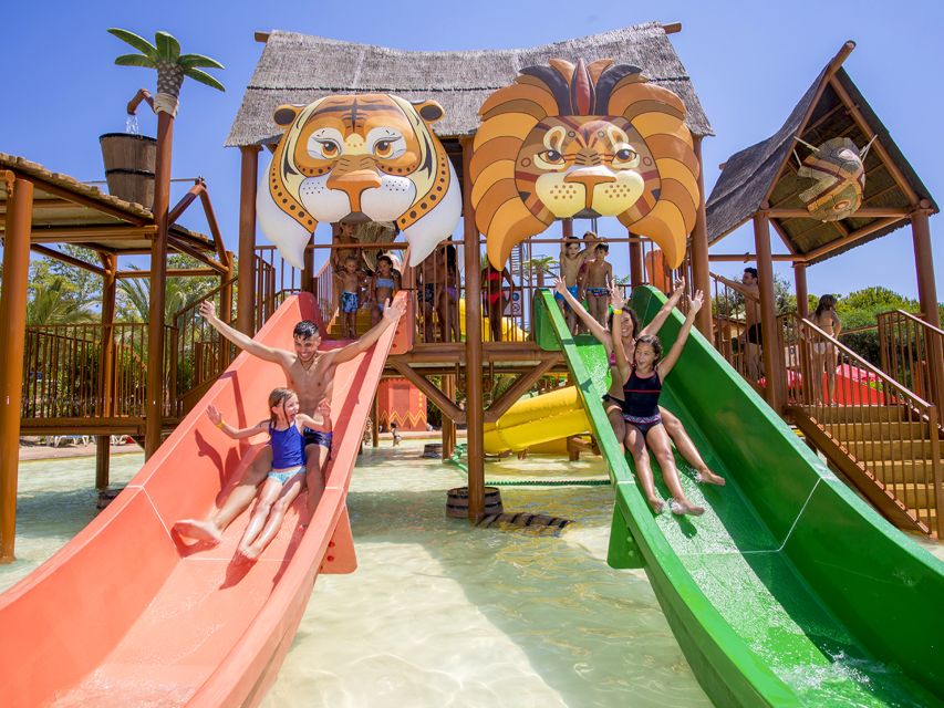 Benidorm: Aqua Natura Amusement Park 1-Day Entry Ticket - The water chutes: the big slides plus one signature moment