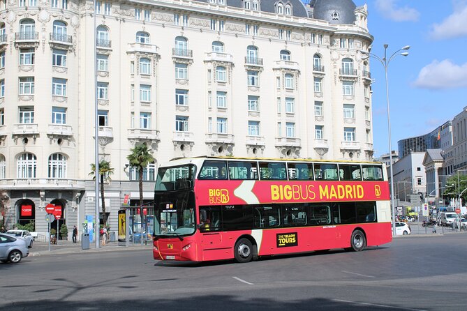 Big Bus Madrid Panoramic City Tour - Price and time value of a 90-minute panoramic circuit