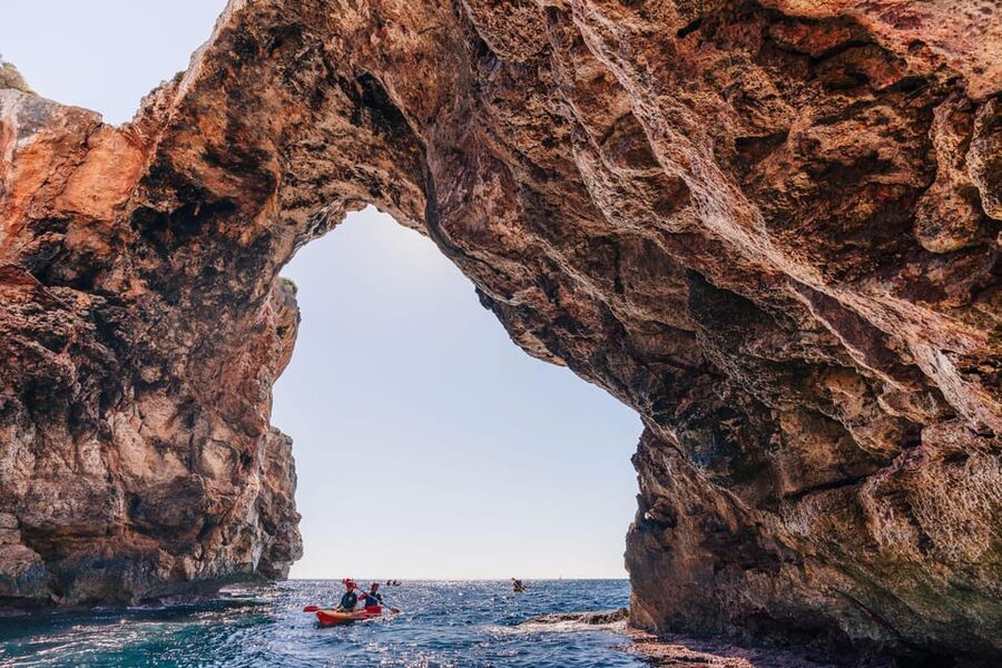 Cala Varques: Guided Sea Caves Kayak & Snorkeling Expedition - From Cala Romantica parking to the water: why this start matters