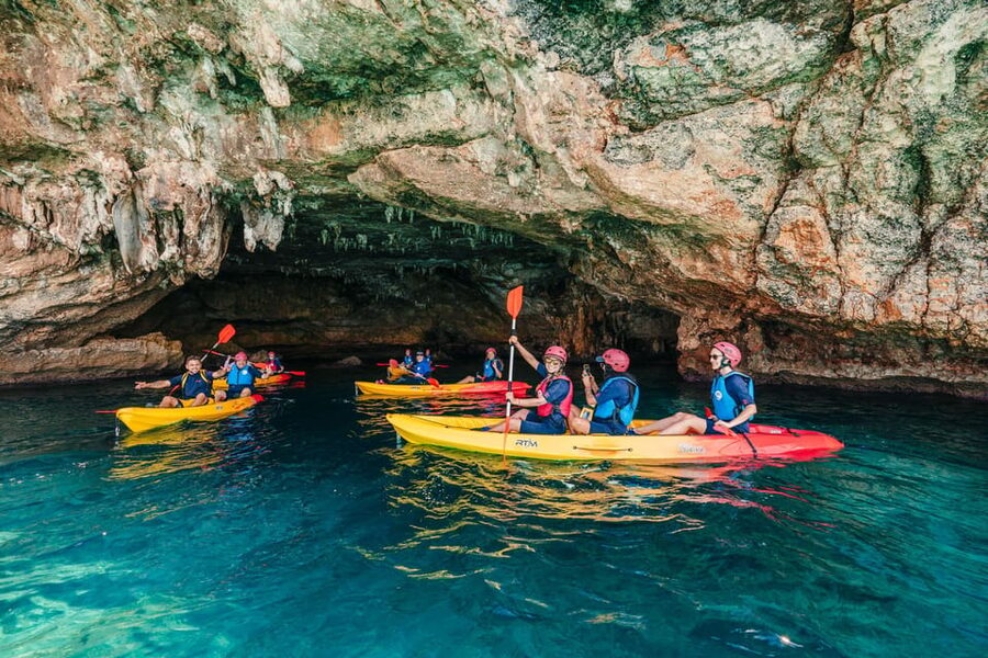 Cala Varques: Guided Sea Caves Kayak & Snorkeling Expedition - “Caves plus photos” without turning your trip into content time