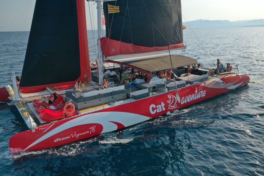 Cambrils: Catamaran Cruise with Drinks and BBQ Lunch Option - Balinese bed setup, comfort, and how to get the best spot