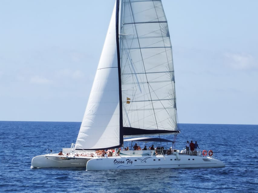 Cambrils: Costa Daurada Sail Catamaran Cruise - Food on board: burgers with wedges, and what BBQ means here