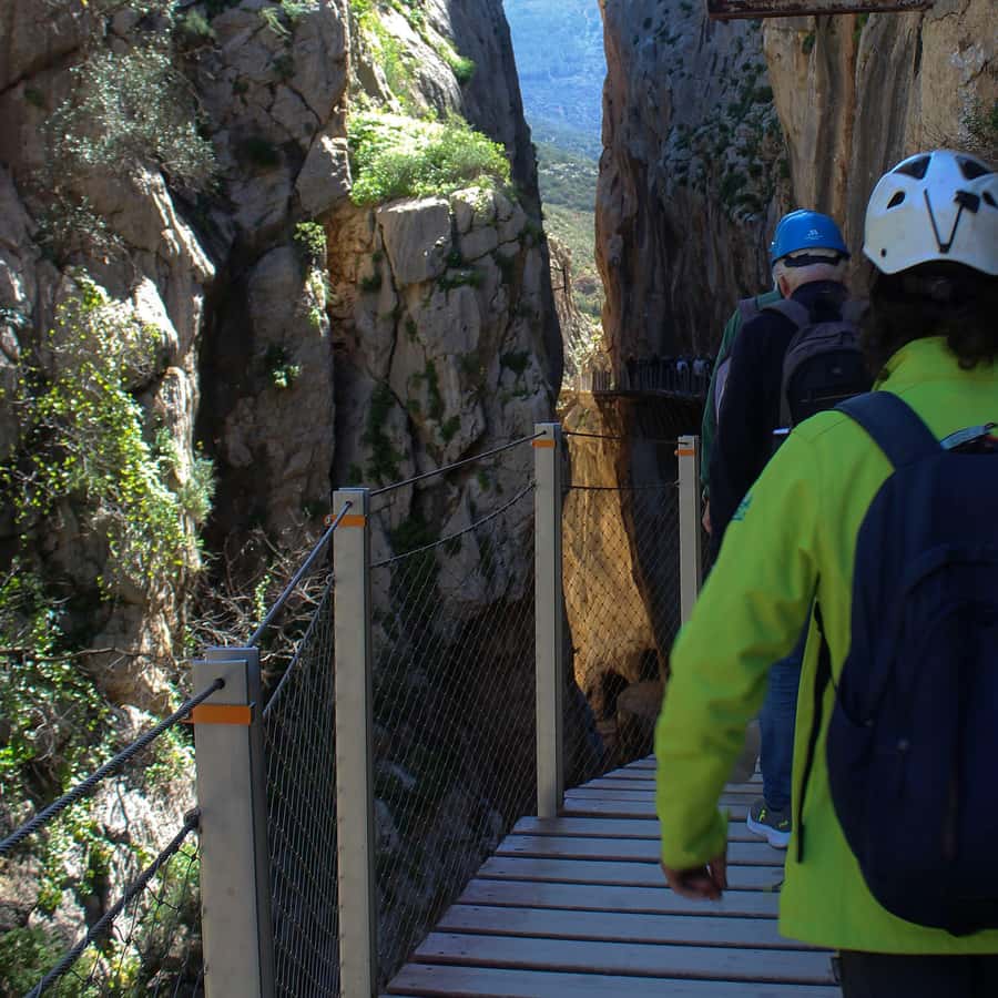 Caminito del Rey from Malaga all included - Where the trail ends: shuttle bus, steps, and the 1.5 km factor