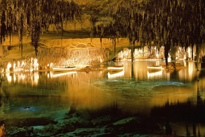 Caves of Drach Half-Day Tour with Boat Trip and Music Concert - Entering Cuevas del Drach with pre-booked tickets (and real time to see)